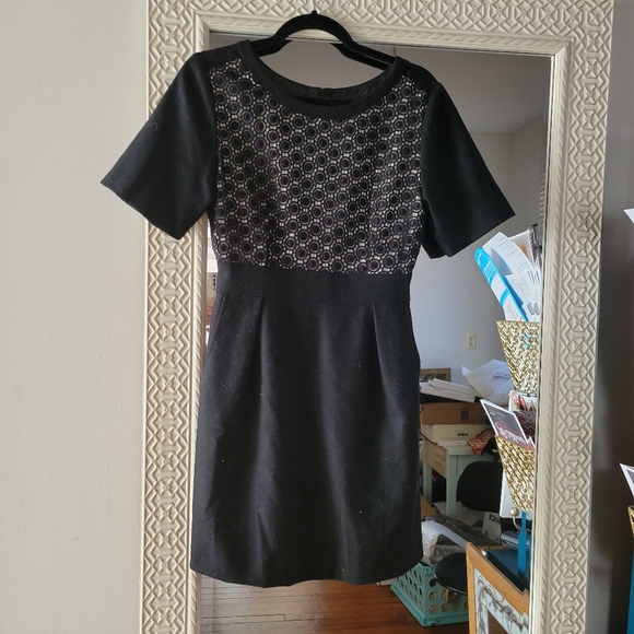 Whit Overlay Dress - Picture 1 of 2